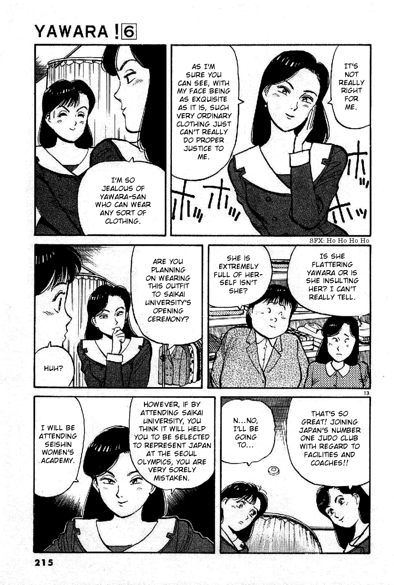 Yawara! Chapter 69.2 page 13 - Chapter 69 v2 : Destined Rival!?