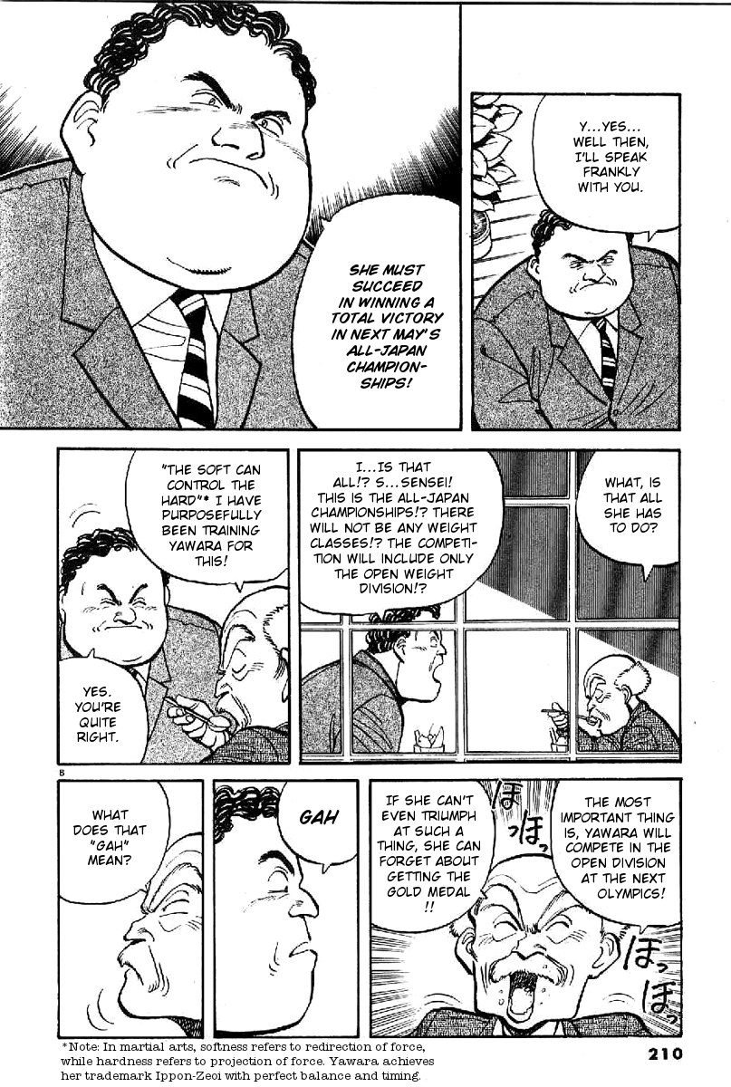 Yawara! Chapter 69.2 page 8 - Chapter 69 v2 : Destined Rival!?