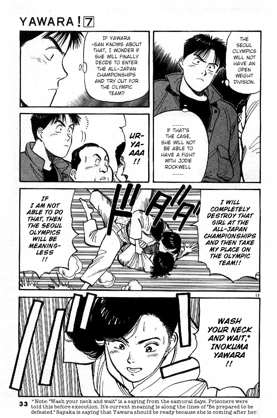 Yawara! Chapter 71 page 13 - Chapter 71 : Super Shot!?