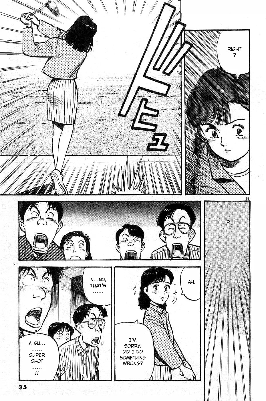 Yawara! Chapter 71 page 15 - Chapter 71 : Super Shot!?