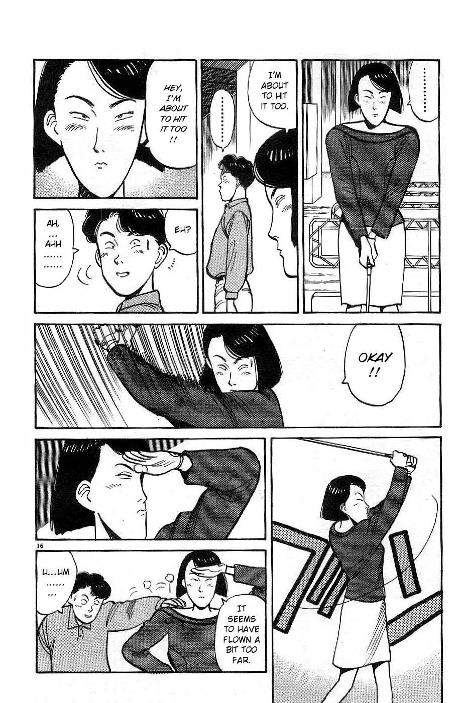 Yawara! Chapter 71 page 16 - Chapter 71 : Super Shot!?