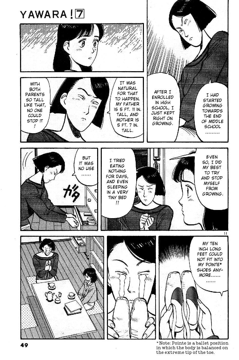 Yawara! Chapter 72.2 page 11 - Chapter 72 v2 : Fujiko-san's Secret