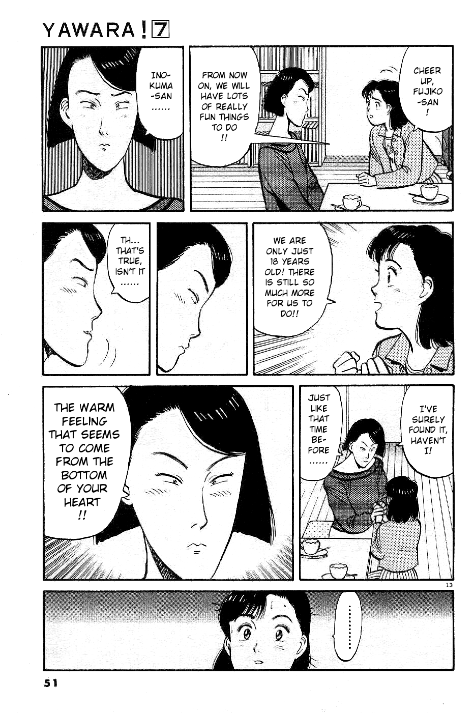Yawara! Chapter 72.2 page 13 - Chapter 72 v2 : Fujiko-san's Secret