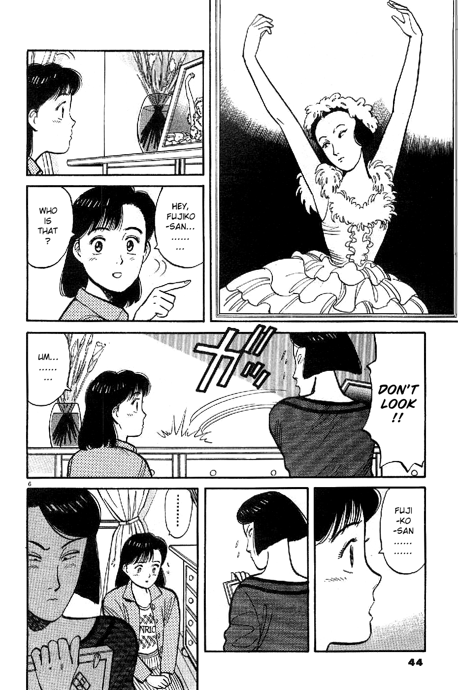 Yawara! Chapter 72.2 page 6 - Chapter 72 v2 : Fujiko-san's Secret