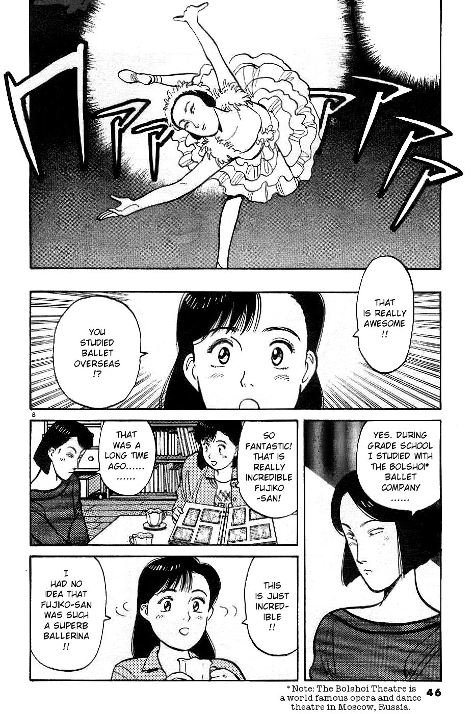 Yawara! Chapter 72.2 page 8 - Chapter 72 v2 : Fujiko-san's Secret