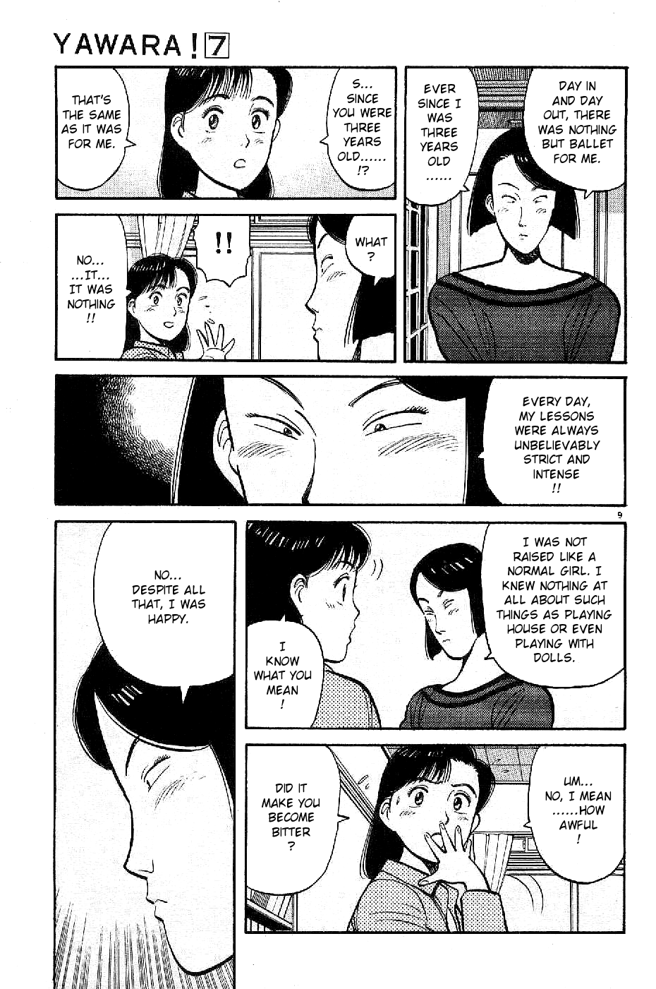 Yawara! Chapter 72.2 page 9 - Chapter 72 v2 : Fujiko-san's Secret