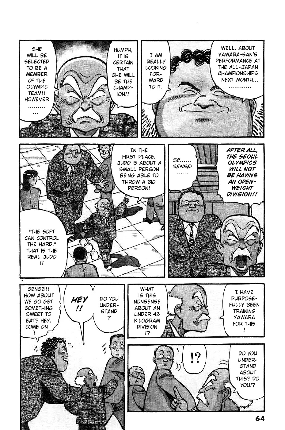 Yawara! Chapter 73 page 7 - Chapter 73 : The Part-Time Job!!
