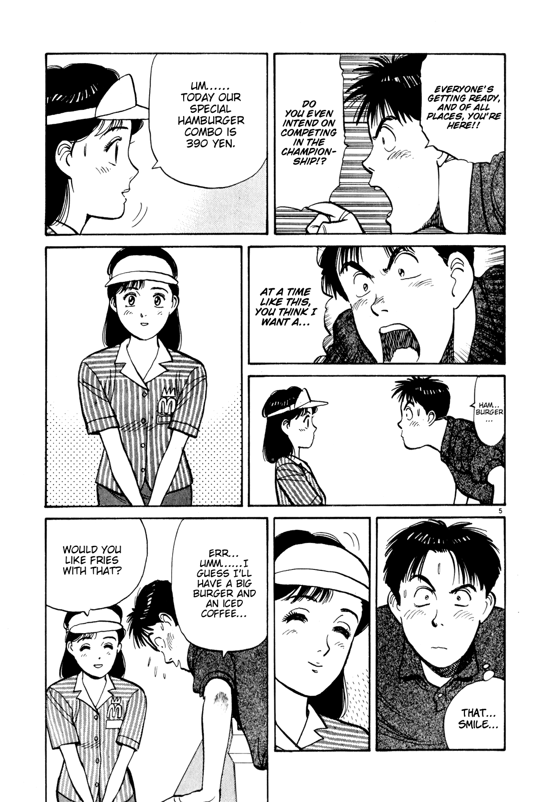 Yawara! Chapter 79.2 page 5 - Chapter 79 v2 : I'll Try to Take Part