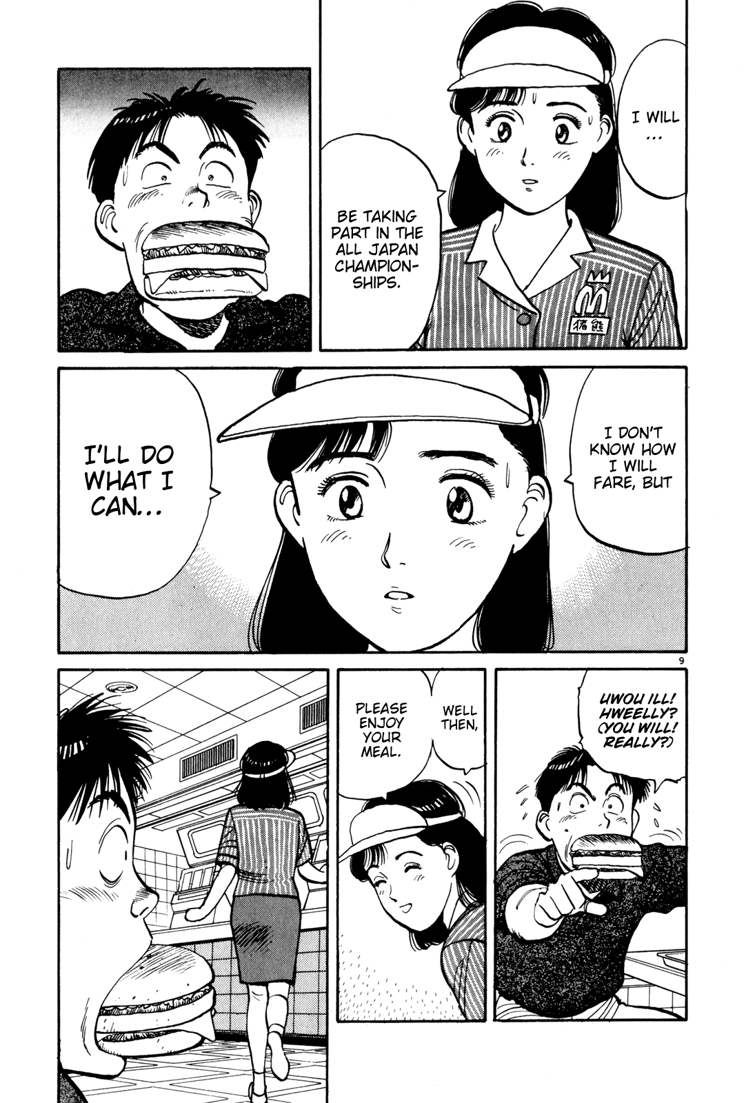 Yawara! Chapter 79.2 page 9 - Chapter 79 v2 : I'll Try to Take Part