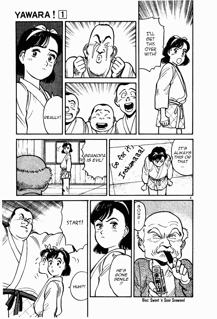 Yawara! Chapter 8.2 page 3 - Chapter 8 v2 : The Deadly Reviving Skill