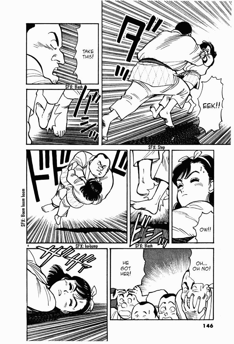 Yawara! Chapter 8.2 page 4 - Chapter 8 v2 : The Deadly Reviving Skill