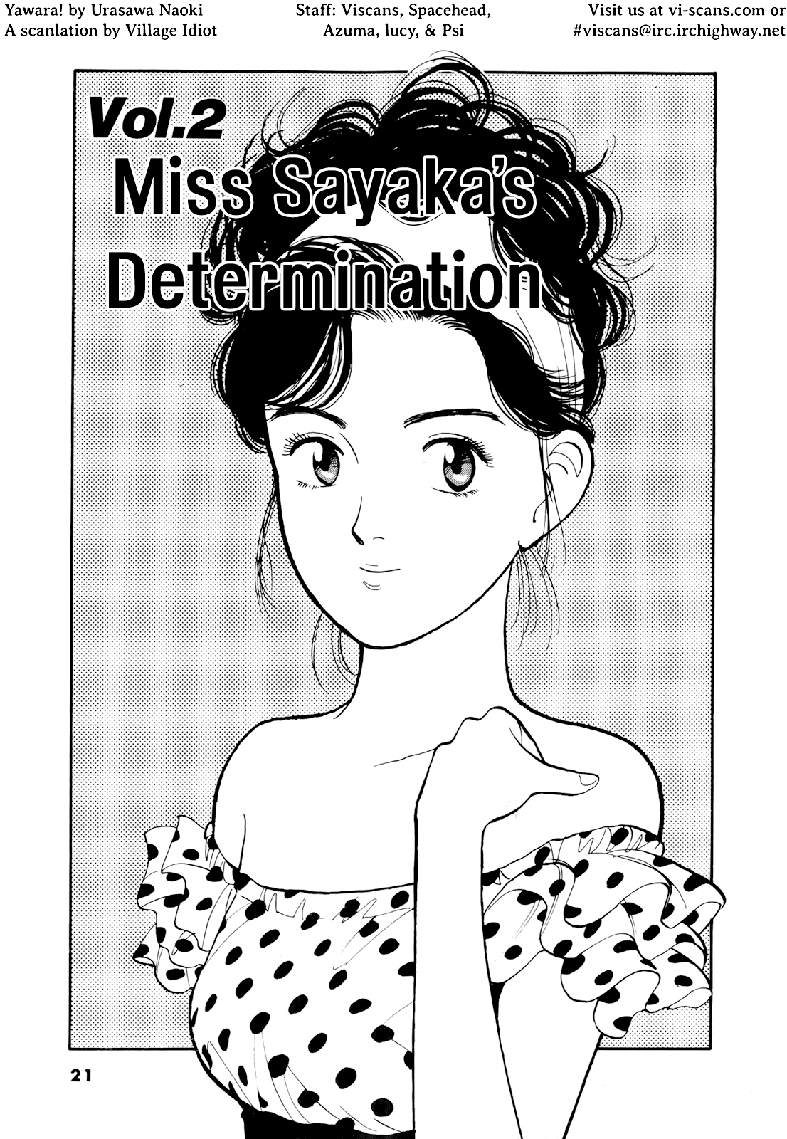 Yawara! Chapter 82.2 page 2 - Chapter 82 v2 : Miss Sayaka's Determination
