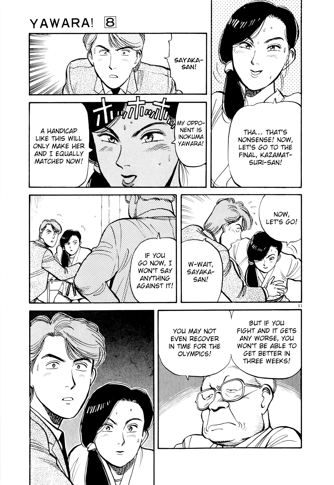 Yawara! Chapter 83.2 page 11 - Chapter 83 v2 : I Want to See It Again!
