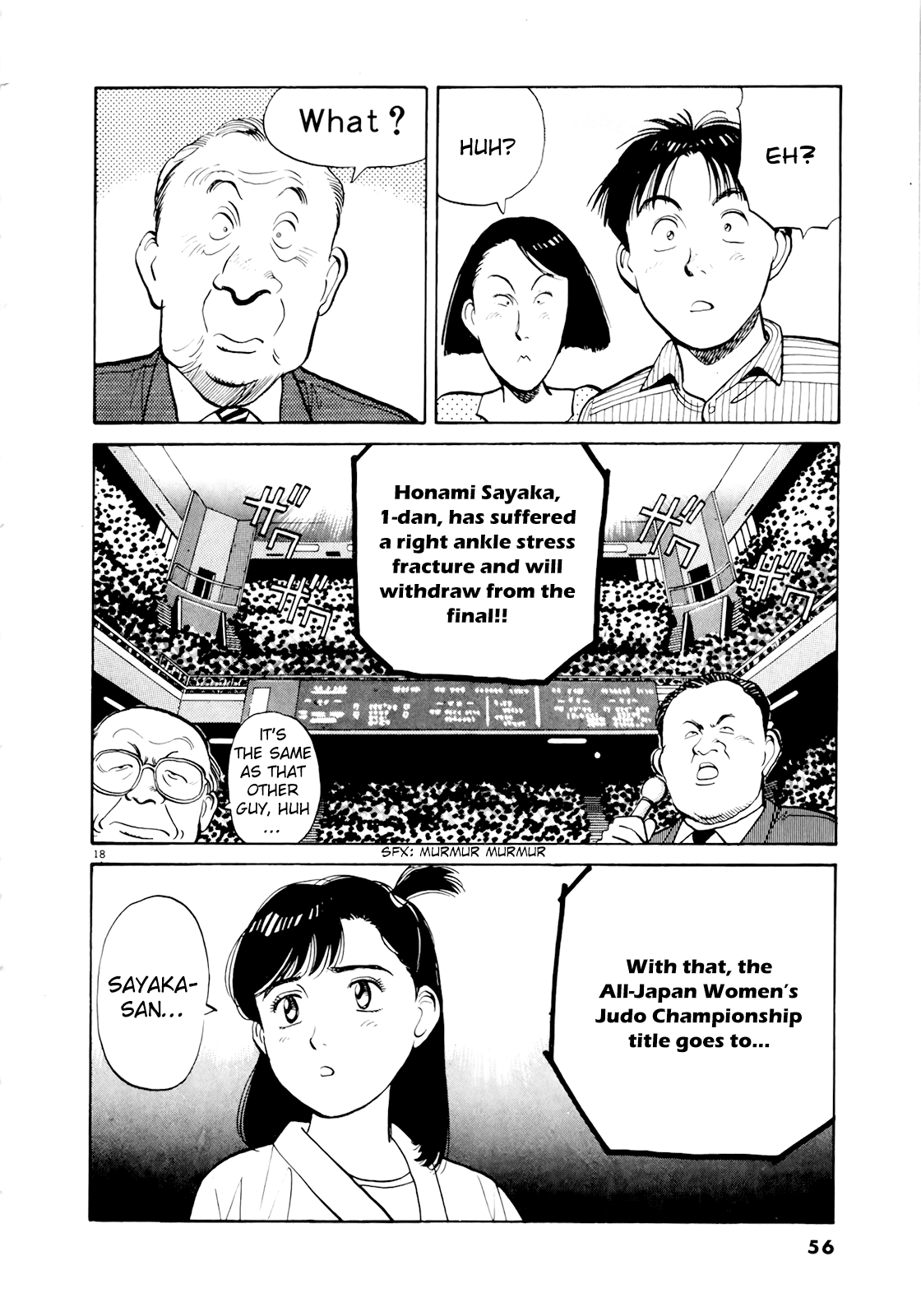 Yawara! Chapter 83.2 page 18 - Chapter 83 v2 : I Want to See It Again!