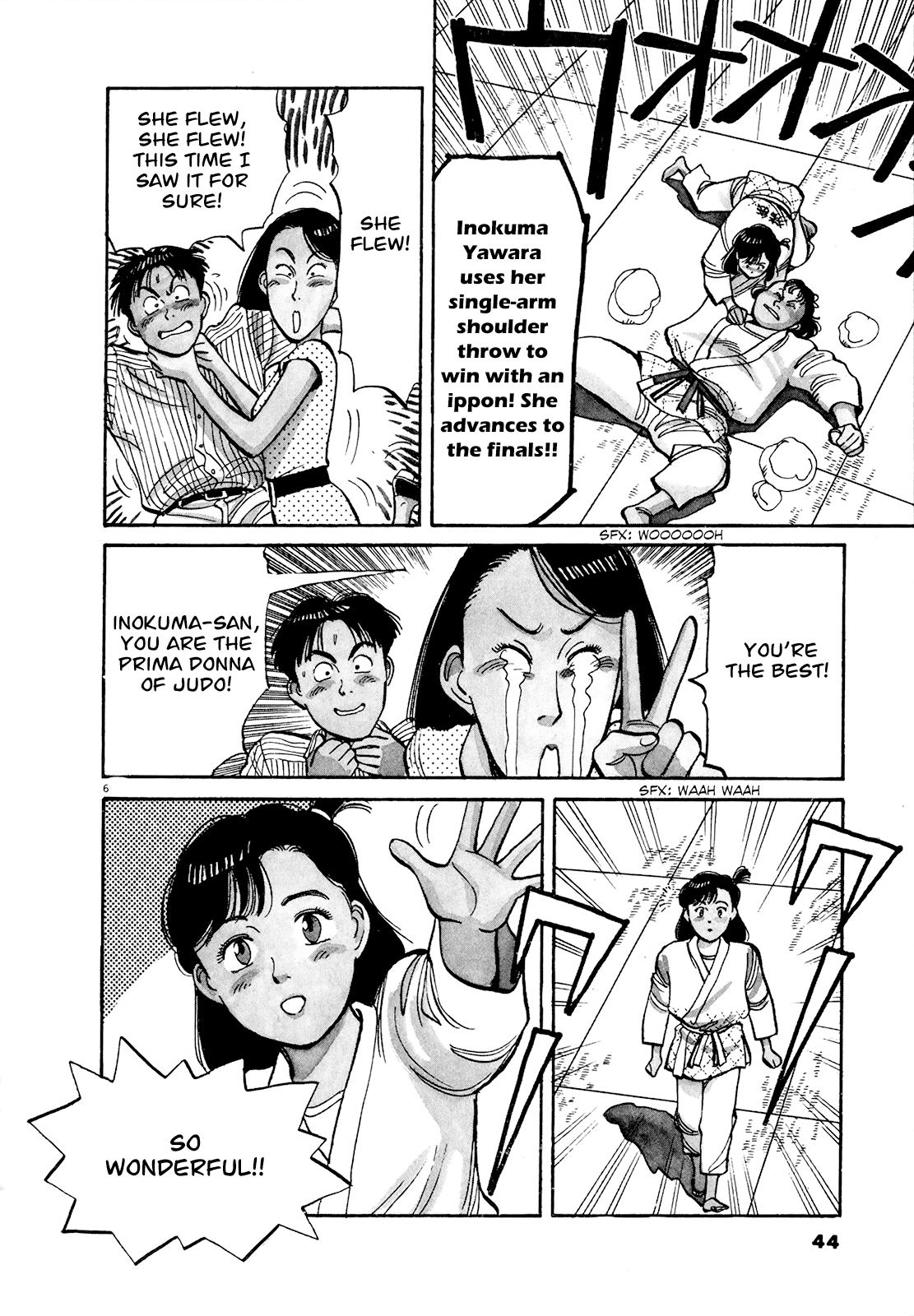 Yawara! Chapter 83.2 page 6 - Chapter 83 v2 : I Want to See It Again!