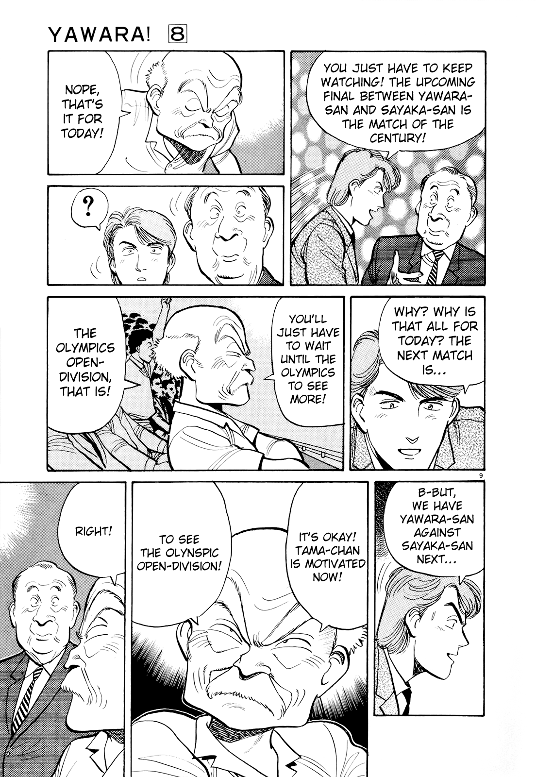 Yawara! Chapter 83.2 page 9 - Chapter 83 v2 : I Want to See It Again!