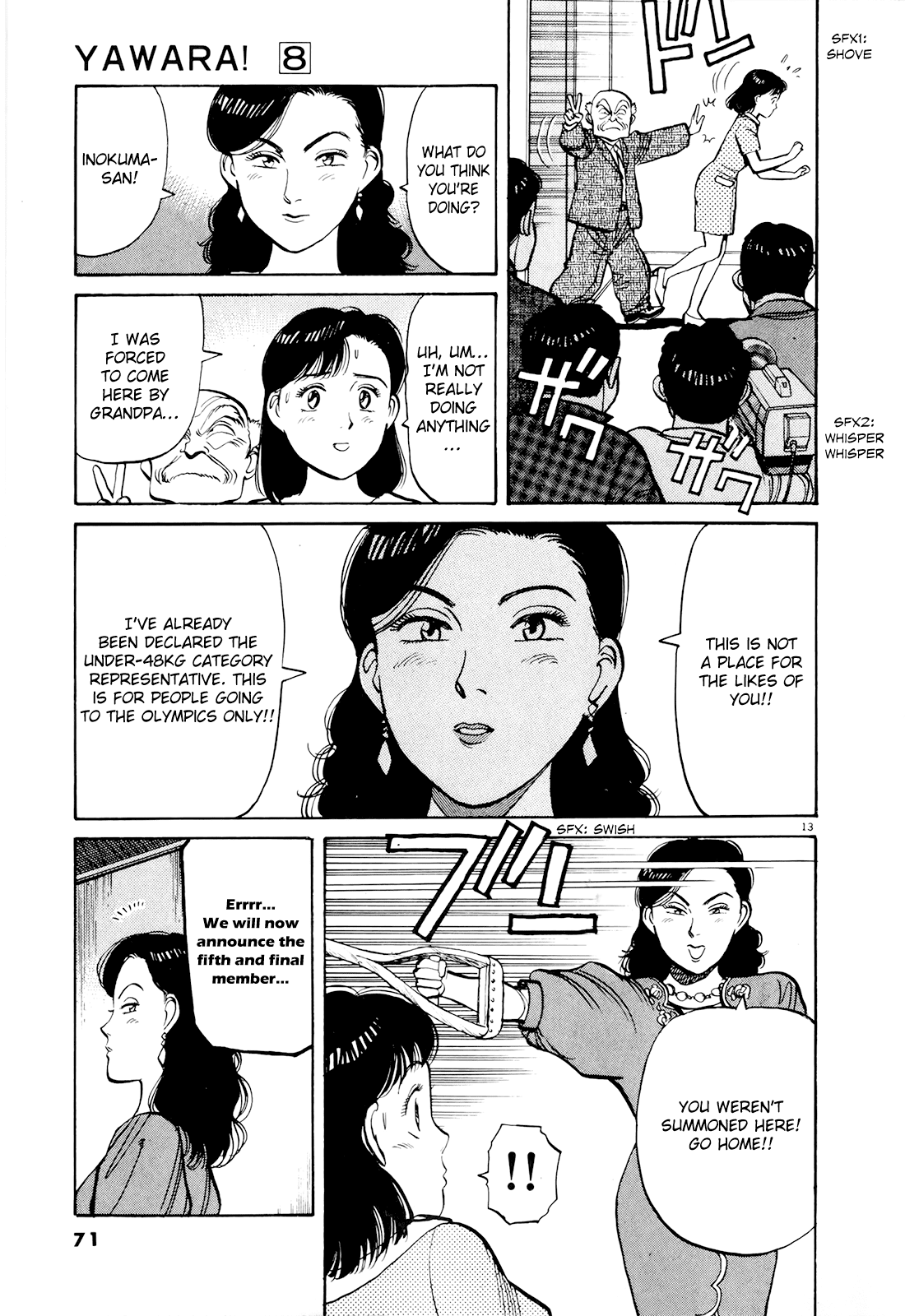 Yawara! Chapter 84.2 page 13 - Chapter 84 v2 : The Real Fun Begins Now!!