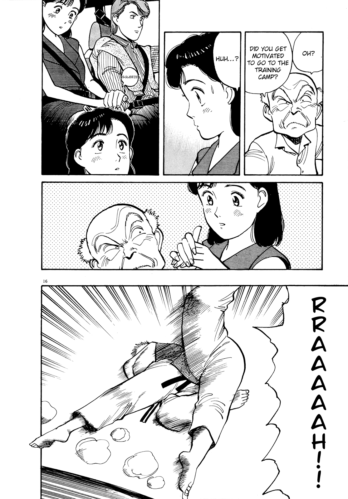 Yawara! Chapter 85.2 page 16 - Chapter 85 v2 : An Impressive Woman Has Finally Arrived!