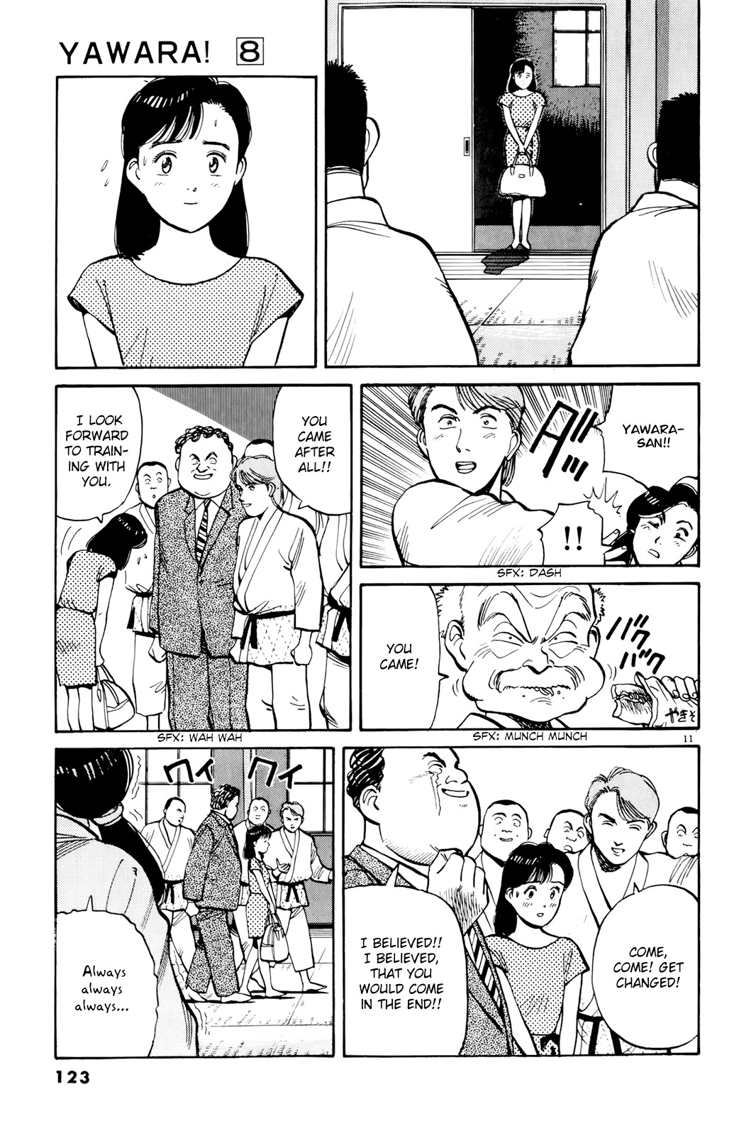 Yawara! Chapter 87.2 page 11 - Chapter 87 v2 : Training Camp Princess