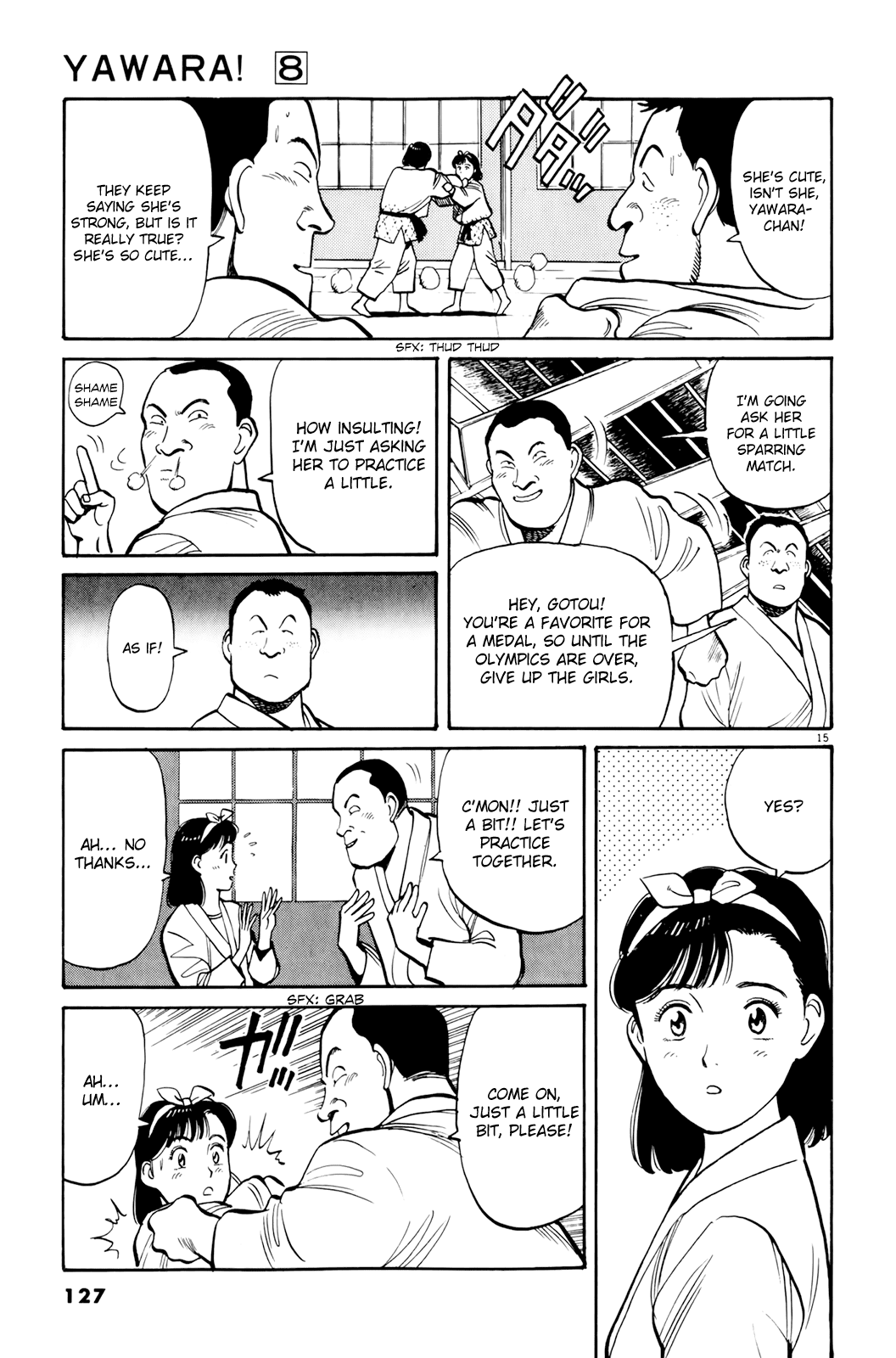 Yawara! Chapter 87.2 page 15 - Chapter 87 v2 : Training Camp Princess