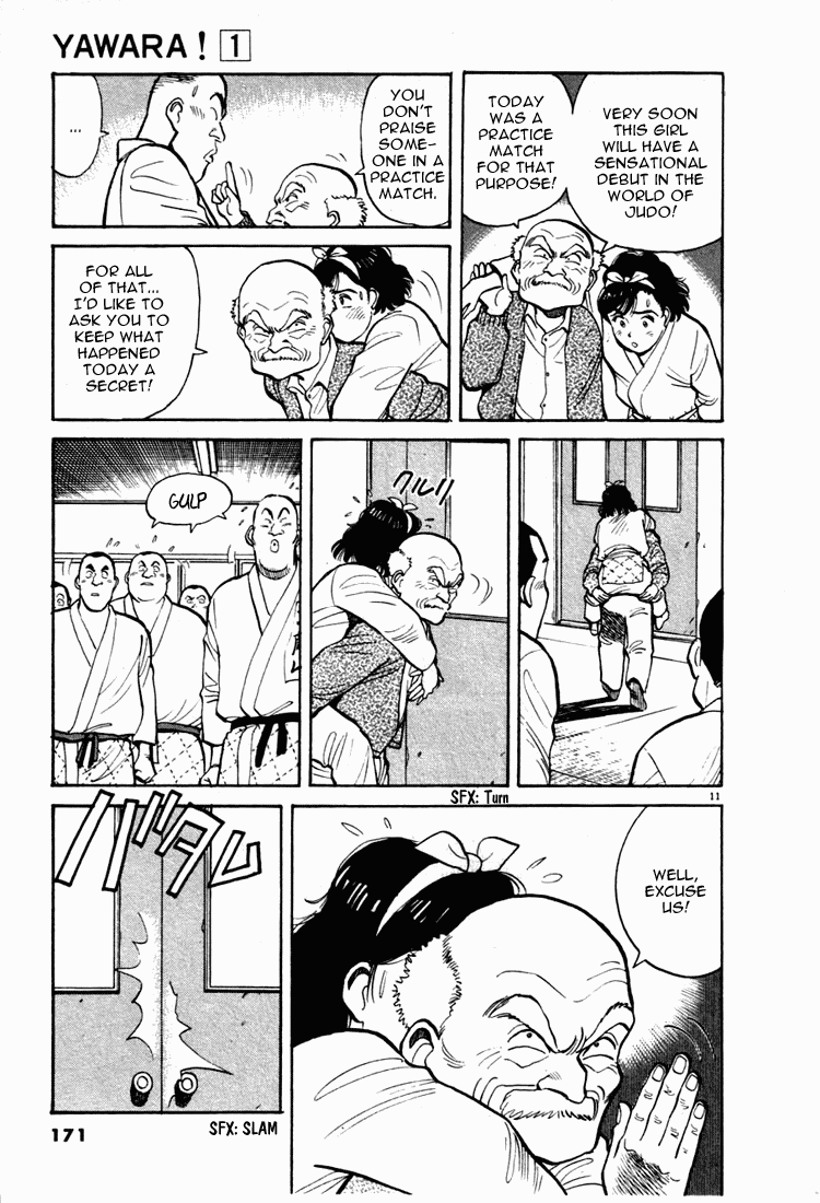 Yawara! Chapter 9.2 page 11 - Chapter 9 v2 : Kazamatsuri in Love