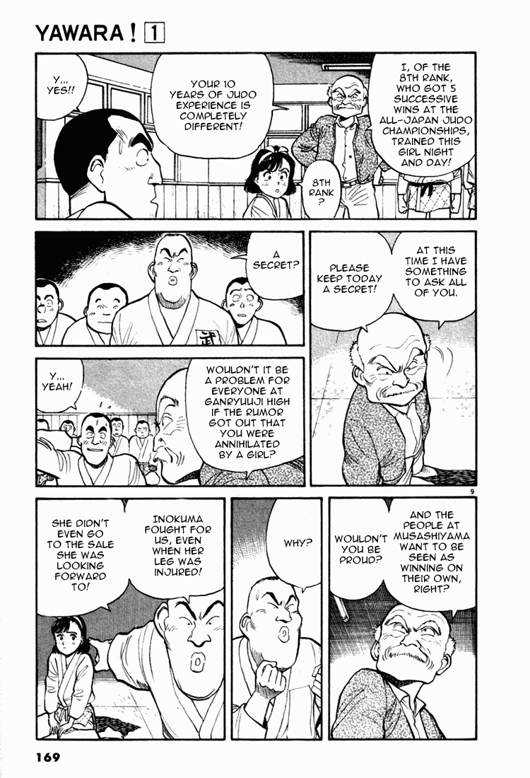 Yawara! Chapter 9.2 page 9 - Chapter 9 v2 : Kazamatsuri in Love