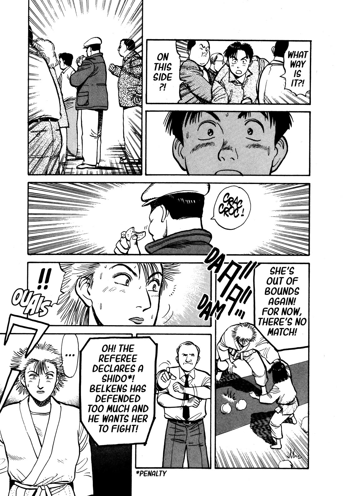 Yawara! Chapter 96 page 15 - Chapter 96: The Highly Awaited Semi-Finals