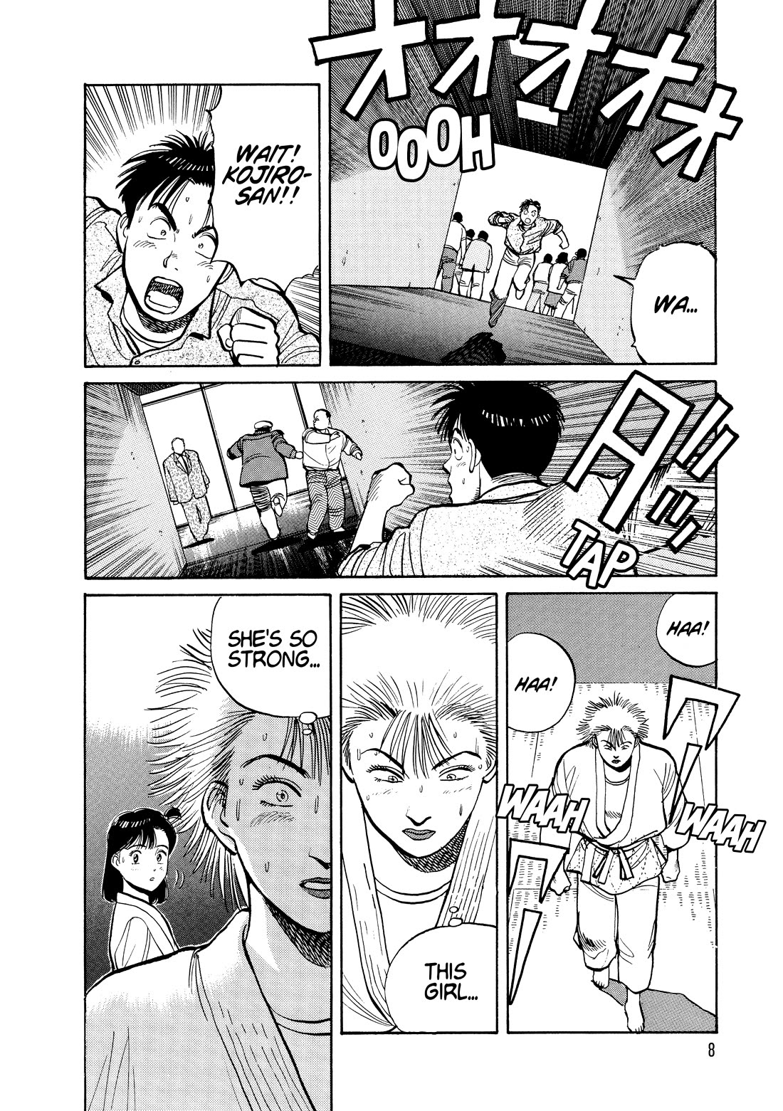 Yawara! Chapter 97 page 8 - Chapter 97: Kojiro, the father