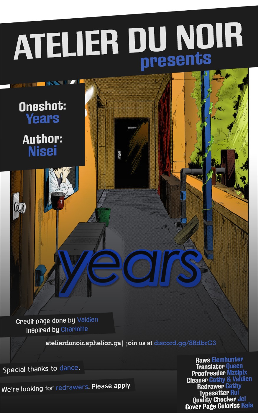 Years Chapter 0 page 1 - Chapter 0: vol.0: Oneshot
