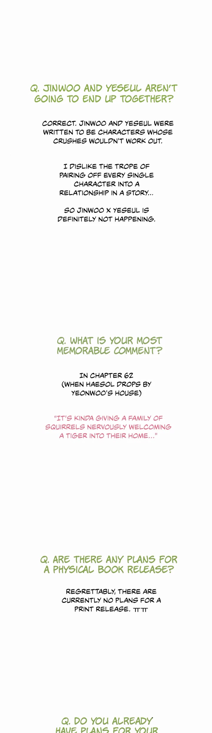 Yeonwoo's Innocence Chapter 225.5 page 10 - Chapter 225.5: Afterword [END]