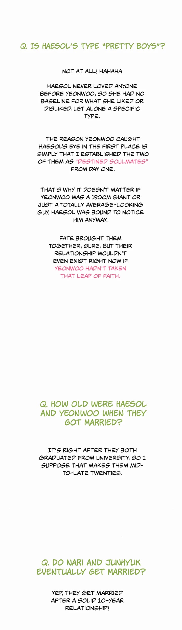 Yeonwoo's Innocence Chapter 225.5 page 9 - Chapter 225.5: Afterword [END]