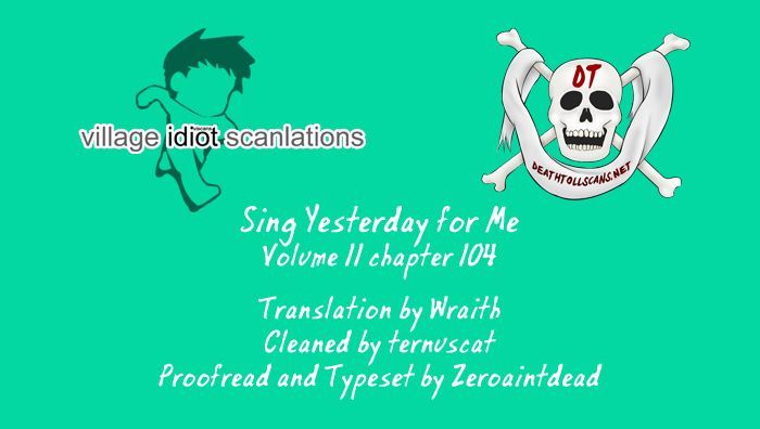 Yesterday o Utatte Chapter 104 page 1 - Chapter 104 : Scene 4