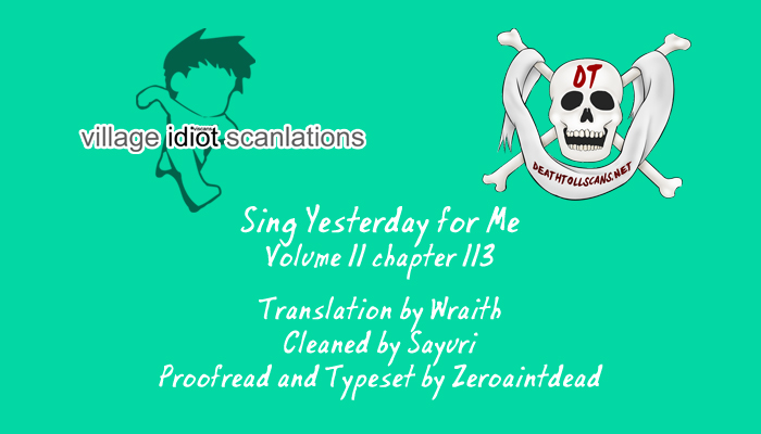 Yesterday o Utatte Chapter 113 page 1 - Chapter 113: Scene 13 [END]