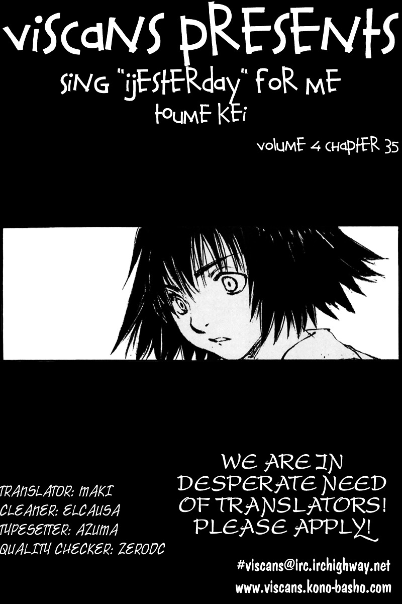Yesterday o Utatte Chapter 35 page 22 - Chapter 35 : Lost Feelings: Scene 3