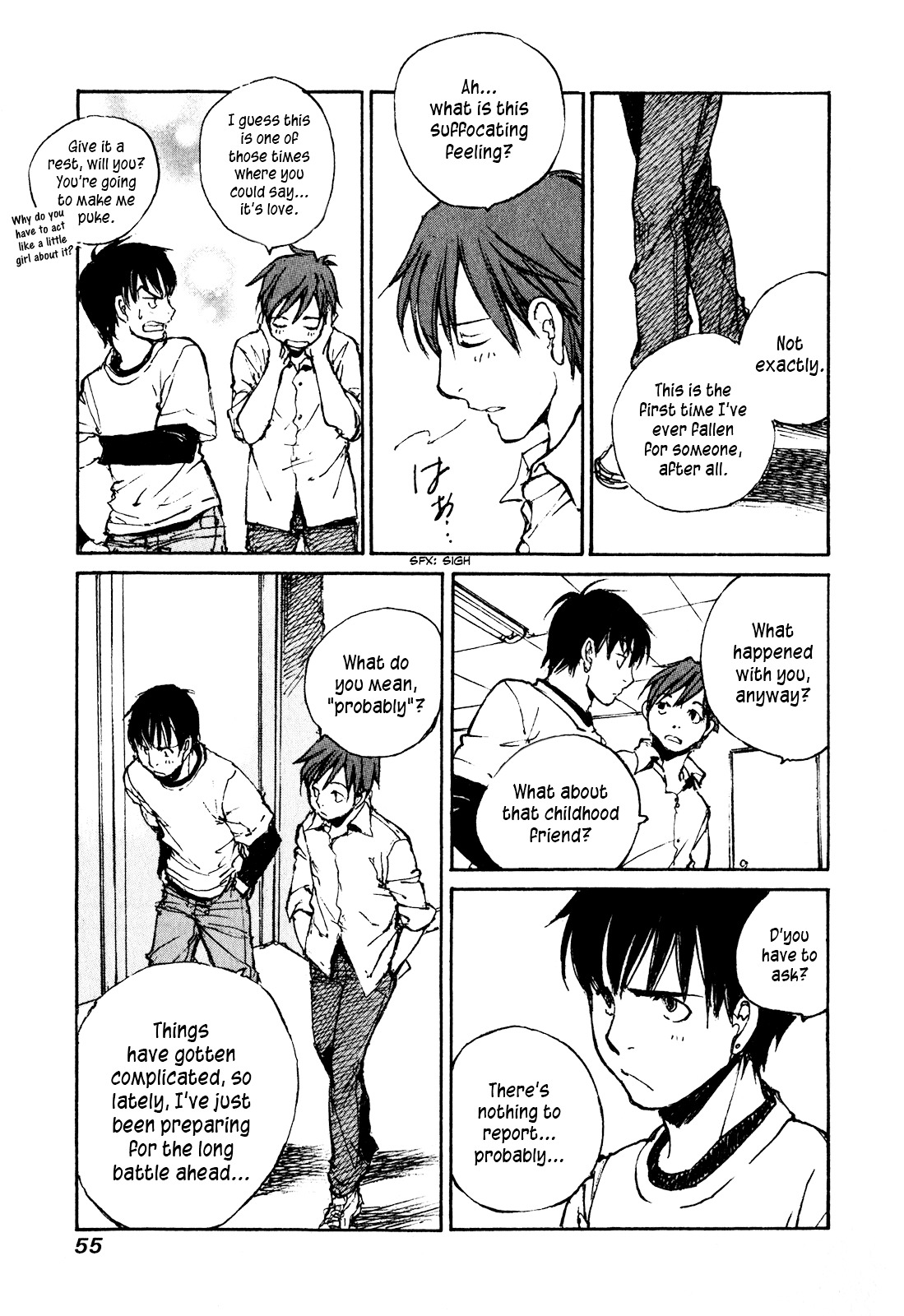 Yesterday o Utatte Chapter 53 page 13 - Chapter 53 : Innocent and Blue: Scene 3
