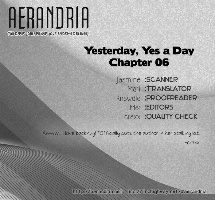 Yesterday, Yes a Day Chapter 6.2 page 3 - Chapter 6 v2 : [End]