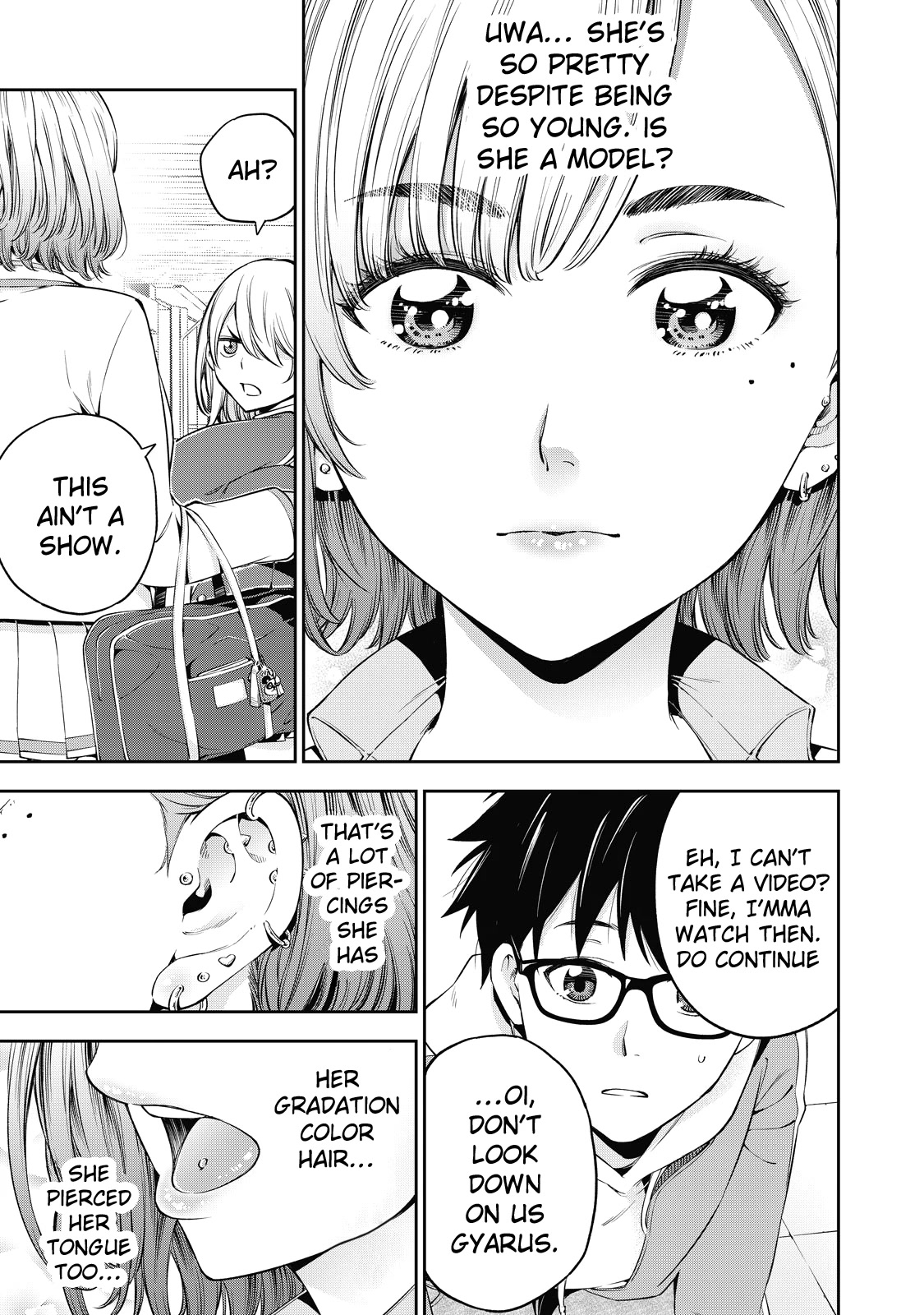 YJK's Unusual Affection Chapter 37 page 12 - Chapter 37: Gyaru JK Entrance