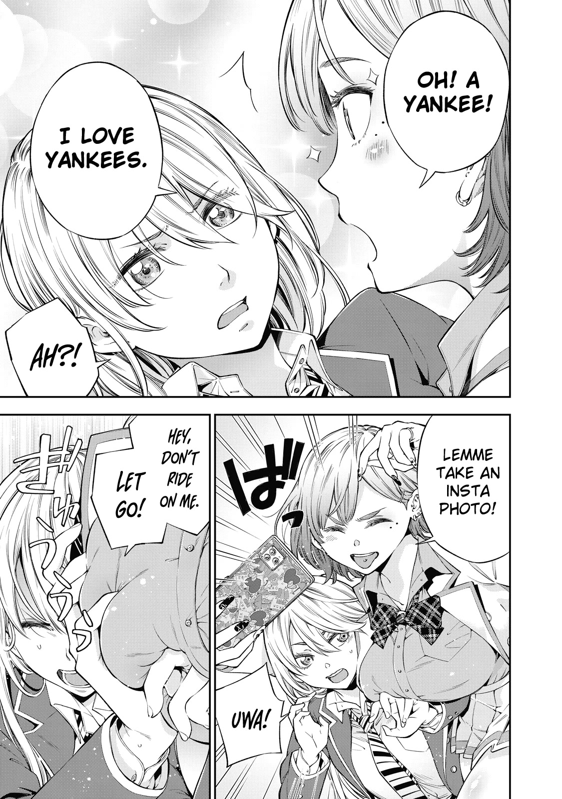 YJK's Unusual Affection Chapter 37 page 14 - Chapter 37: Gyaru JK Entrance
