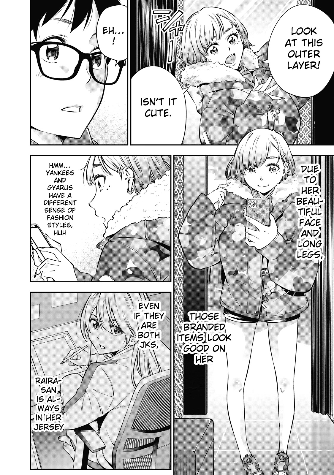 YJK's Unusual Affection Chapter 38 page 11 - Chapter 38: Gyaru JK’s mood