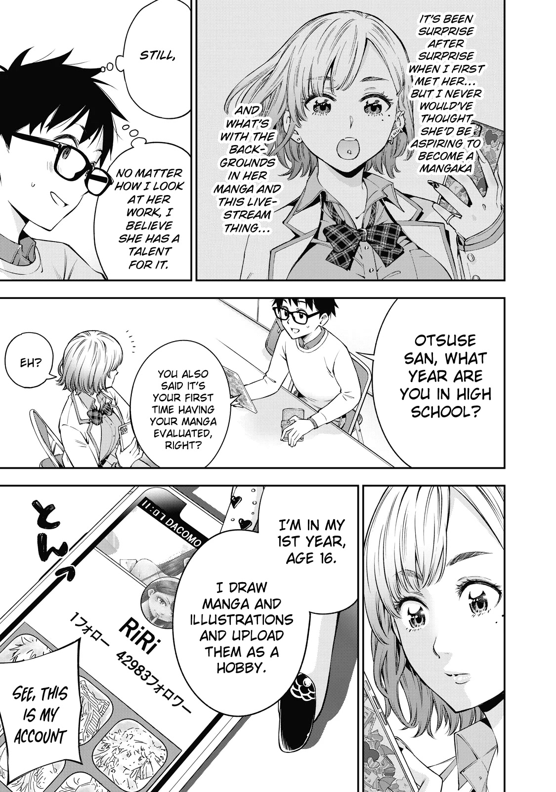 YJK's Unusual Affection Chapter 38 page 4 - Chapter 38: Gyaru JK’s mood