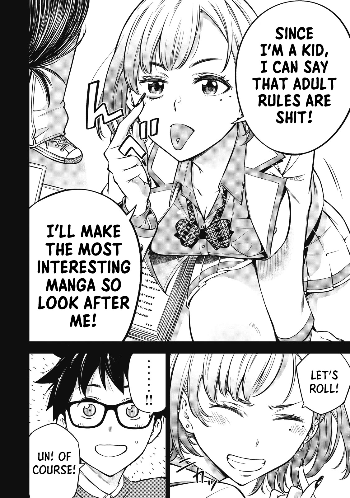 YJK's Unusual Affection Chapter 47 page 7 - Chapter 47: Gyaru JK’s Editor