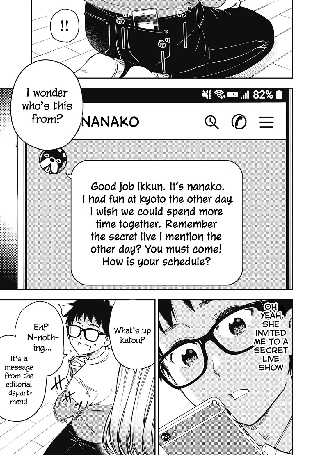 YJK's Unusual Affection Chapter 65 page 10 - Chapter 65: Gyaru Jk’S Worries