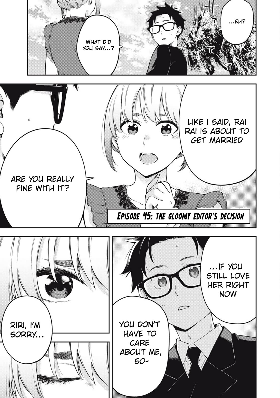 YJK's Unusual Affection Chapter 81 page 1 - Chapter 81: The Gloomy Editor's Decision