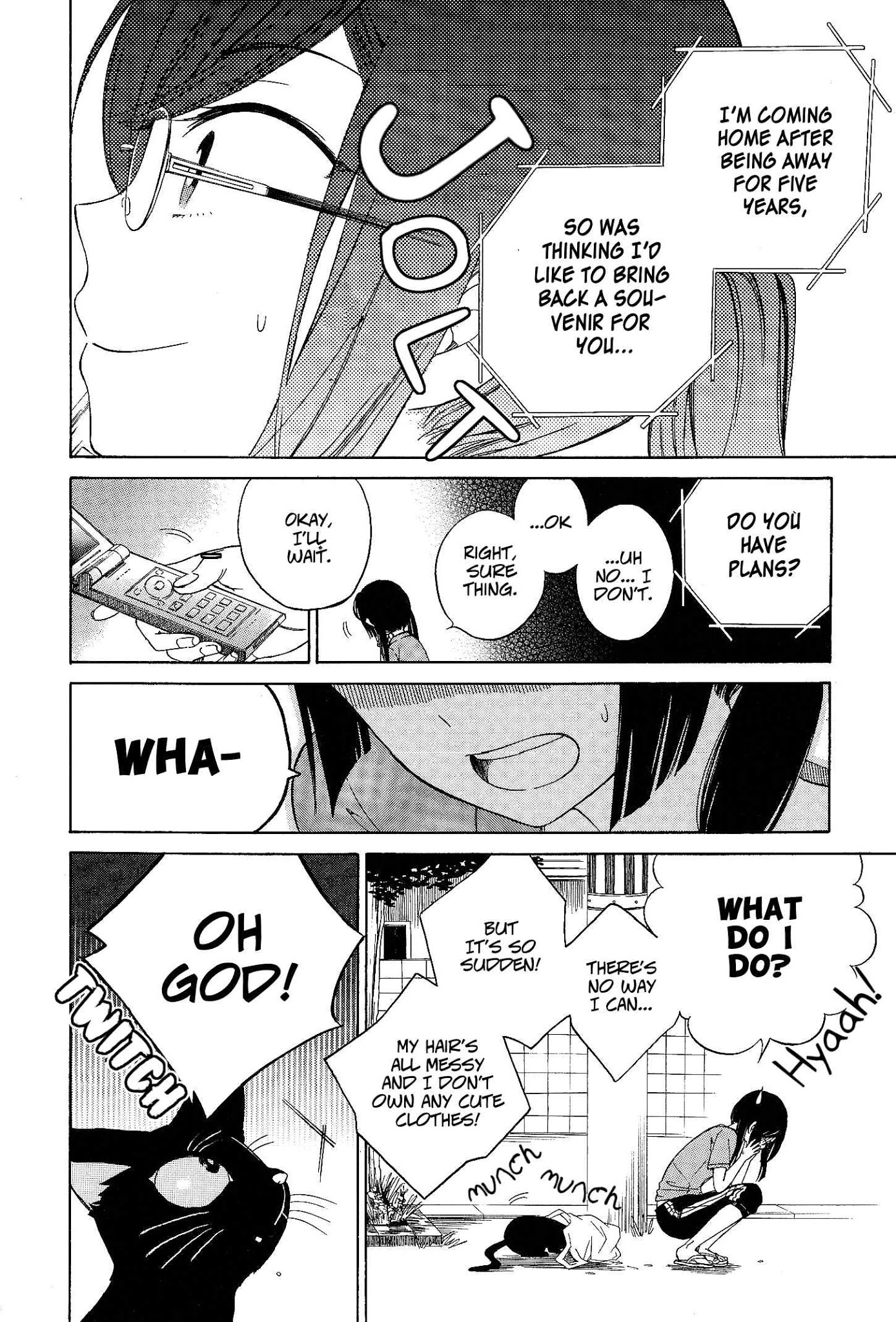 Yoiko-san to Furyou Sensei Chapter 4 page 4 - Chapter 4: Hnata and the Black Cat
