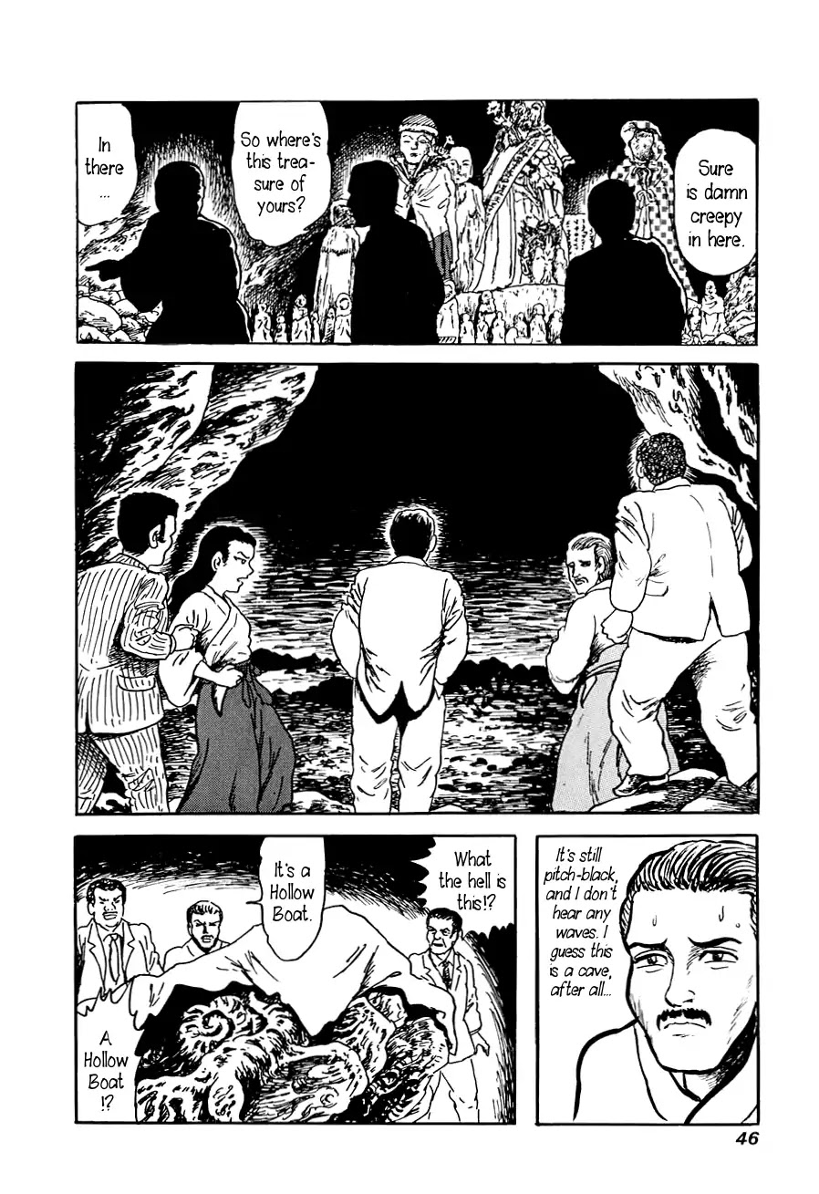 Yokai Hunter - Advent of the Heavenly Grandson Chapter 2.3-6 page 44 - Vol.2 The Woman of the Hollow Boat