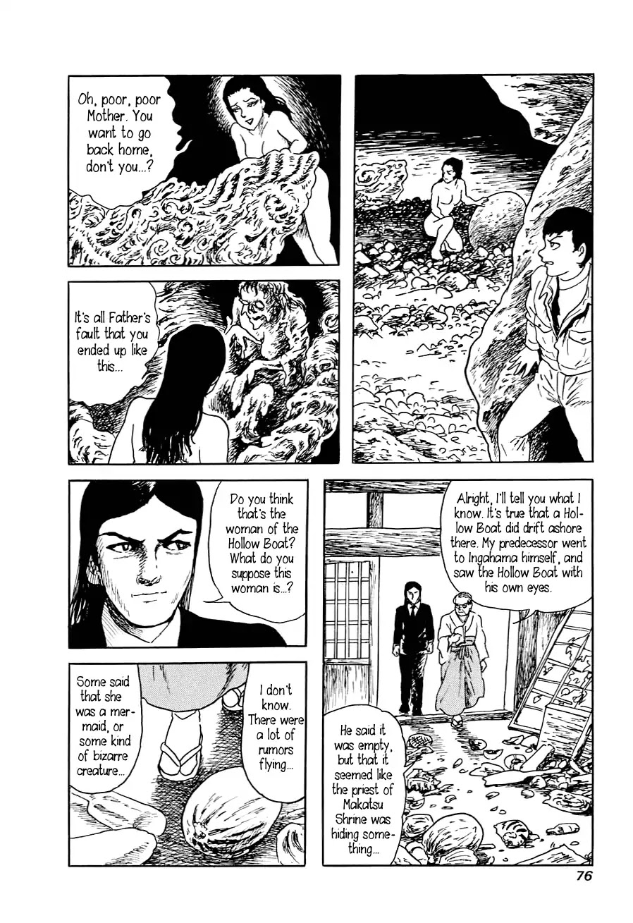Yokai Hunter - Advent of the Heavenly Grandson Chapter 2.3-6 page 74 - Vol.2 The Woman of the Hollow Boat