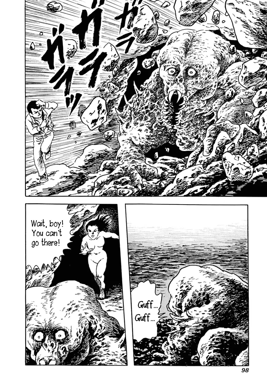 Yokai Hunter - Advent of the Heavenly Grandson Chapter 2.3-6 page 96 - Vol.2 The Woman of the Hollow Boat