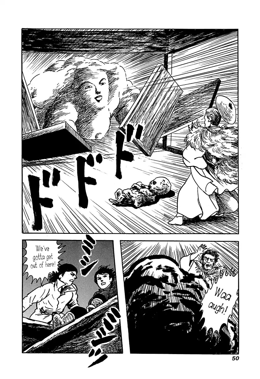 Yokai Hunter - Advent of the Heavenly Grandson Chapter 3.3-10 page 48 - Vol.3 The Night the Ubume Came