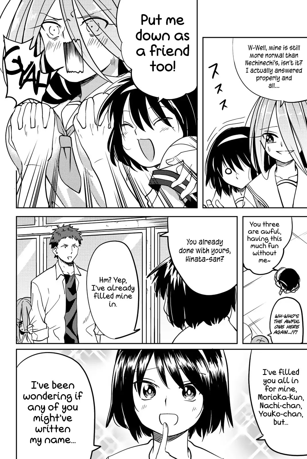 Yoko-san, Sugari Yoru Chapter 13 page 6 - Chapter 13: The Great School Life Survey!
