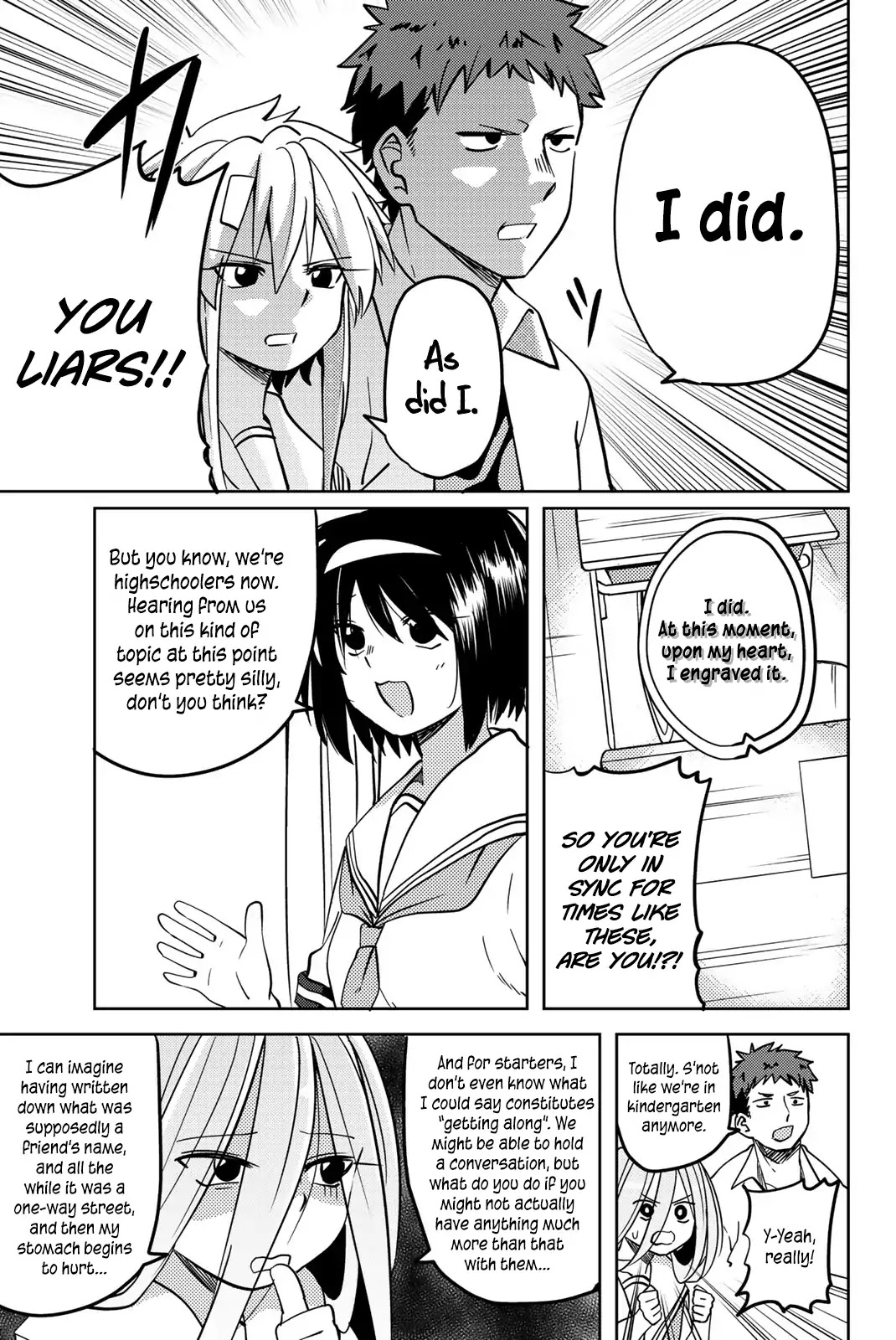 Yoko-san, Sugari Yoru Chapter 13 page 7 - Chapter 13: The Great School Life Survey!